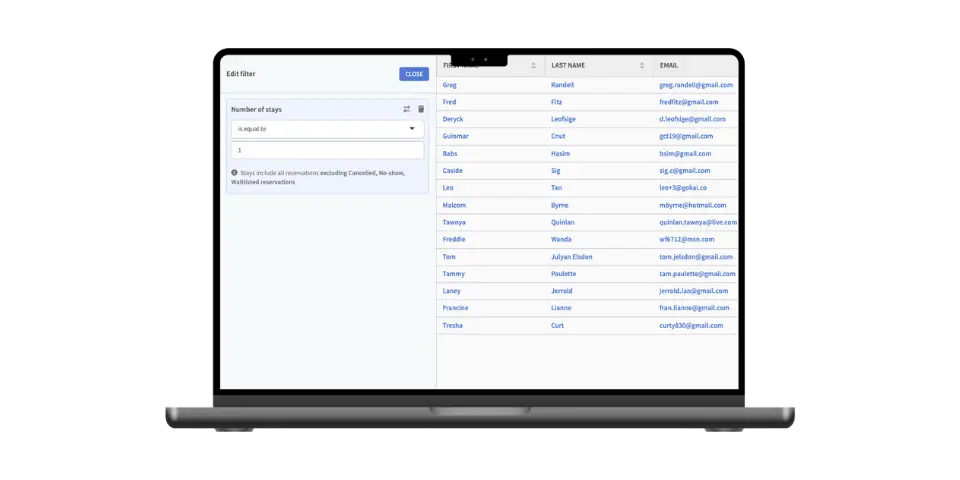 Guest Segmentation for targeted email marketing